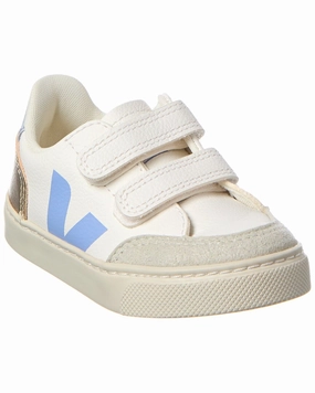 VEJA Small V-12 Chromefree Leather Sneaker Girls Casual Shoes promo price