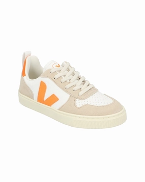 VEJA V-10 Leather Sneaker Affordable Casual Footwear for Girls