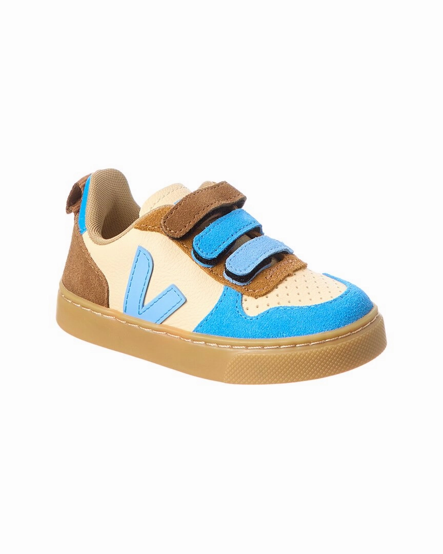 VEJA V-10 Leather Sneaker Boys Casual Shoes clearance