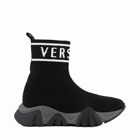 Versace Squalo High Top Sneakers Affordable Casual Footwear for Girls