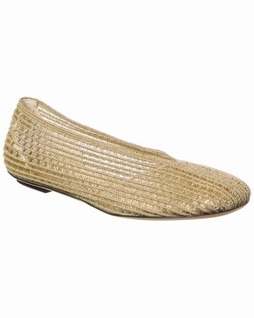 Victoria Beckham Lurex Mesh Ballet Flat Cheap Ballerina Flats Womens