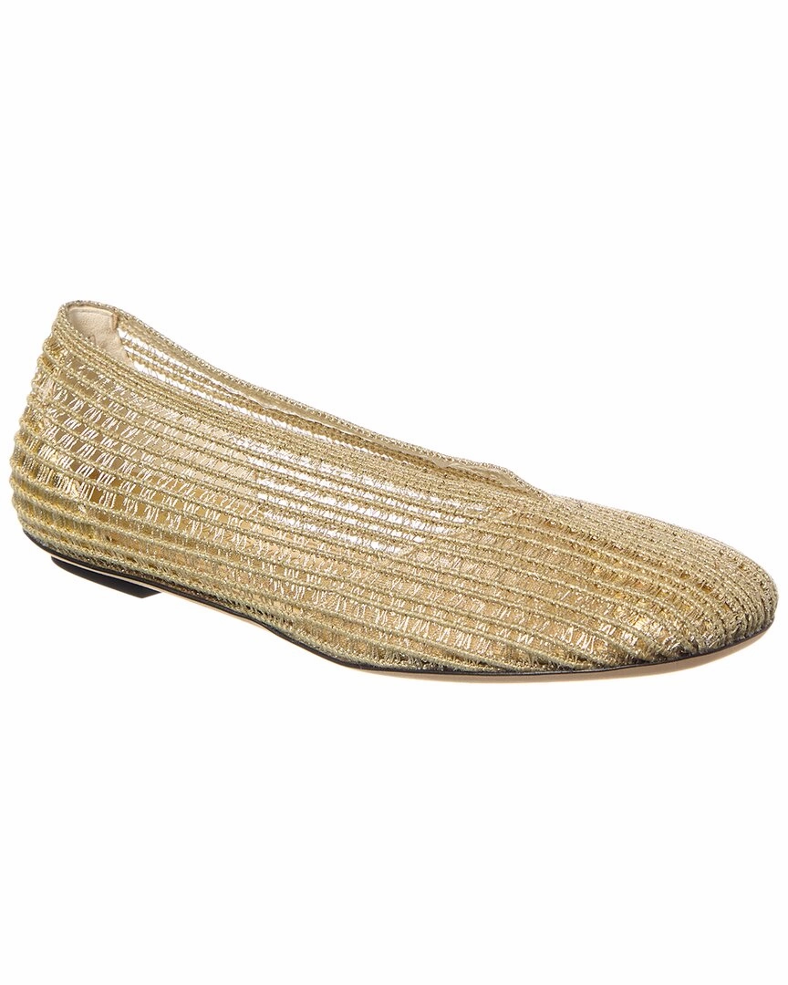 Victoria Beckham Lurex Mesh Ballet Flat Cheap Ballerina Flats Womens