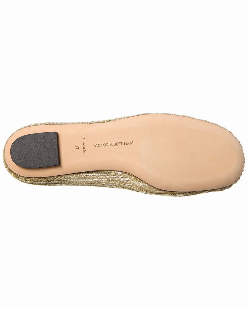 Victoria Beckham Lurex Mesh Ballet Flat