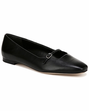 Vince Bluebell-B Leather Mary Jane Womens Flat Shoes clearance