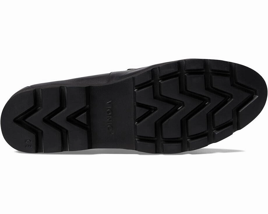 VIONIC Kensley Loafers Women's US 8.5 Black Nappa Leather Slip On Shoes ZPO2606