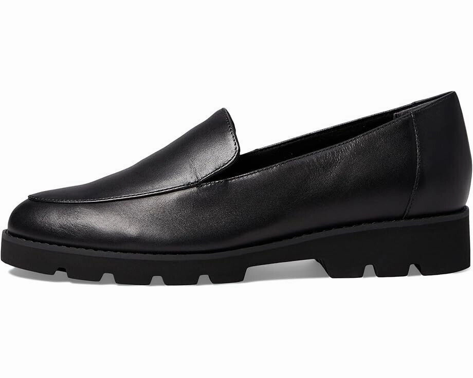 VIONIC Kensley Loafers Women's US 8.5 Black Nappa Leather Slip On Shoes ZPO2606