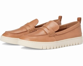 Vionic Uptown Flat Women's US 8 Camel Leather Round Toe Loafers Shoes ZPO3648 Cheap Ballerina Flats Womens