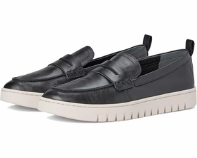 Vionic Uptown Flat Women's US 9 Black Leather Round Toe Loafers Shoes ZPO3653 Cheap Ballerina Flats Womens