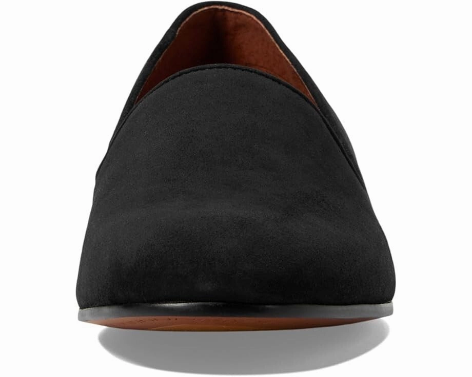 Vionic Willa 10011520-001 Flat Women's US 7 Black Suede Slip-On Shoes KHD2295