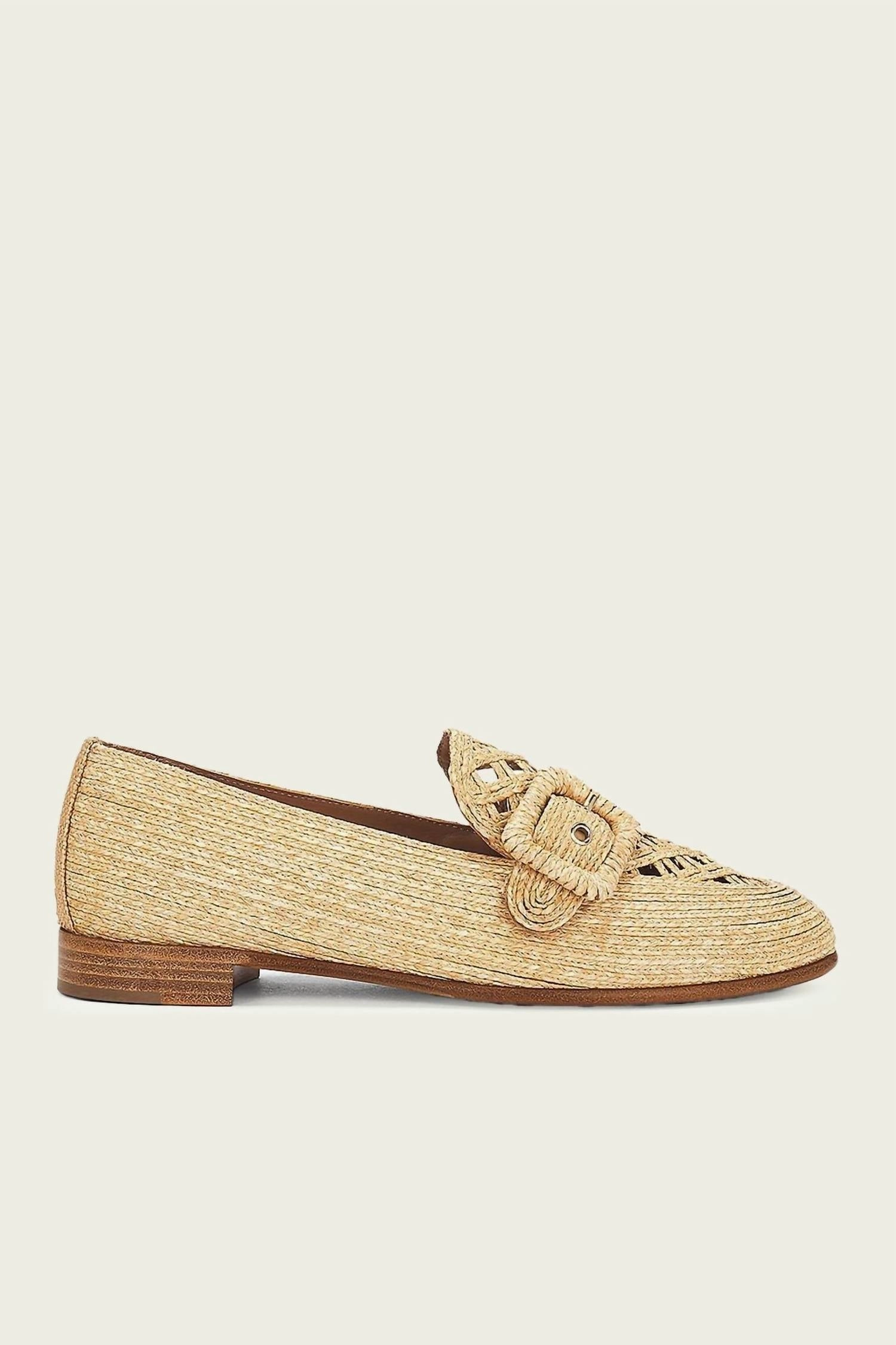 Visconti Textile Loafers In Natural