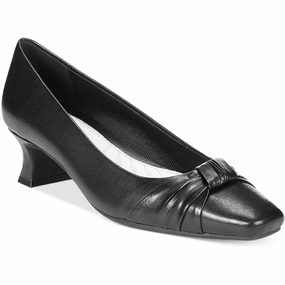 Waive Womens Faux Leather Gathered Flats Womens Flat Shoes clearance