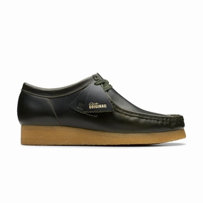 Wallabee 'Forest Green Leather' Affordable Women Footwear