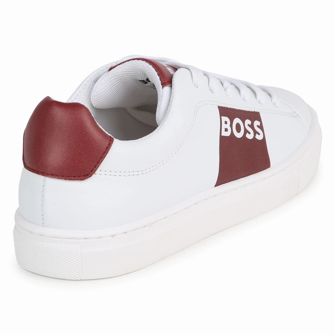 White Logo Sneakers
