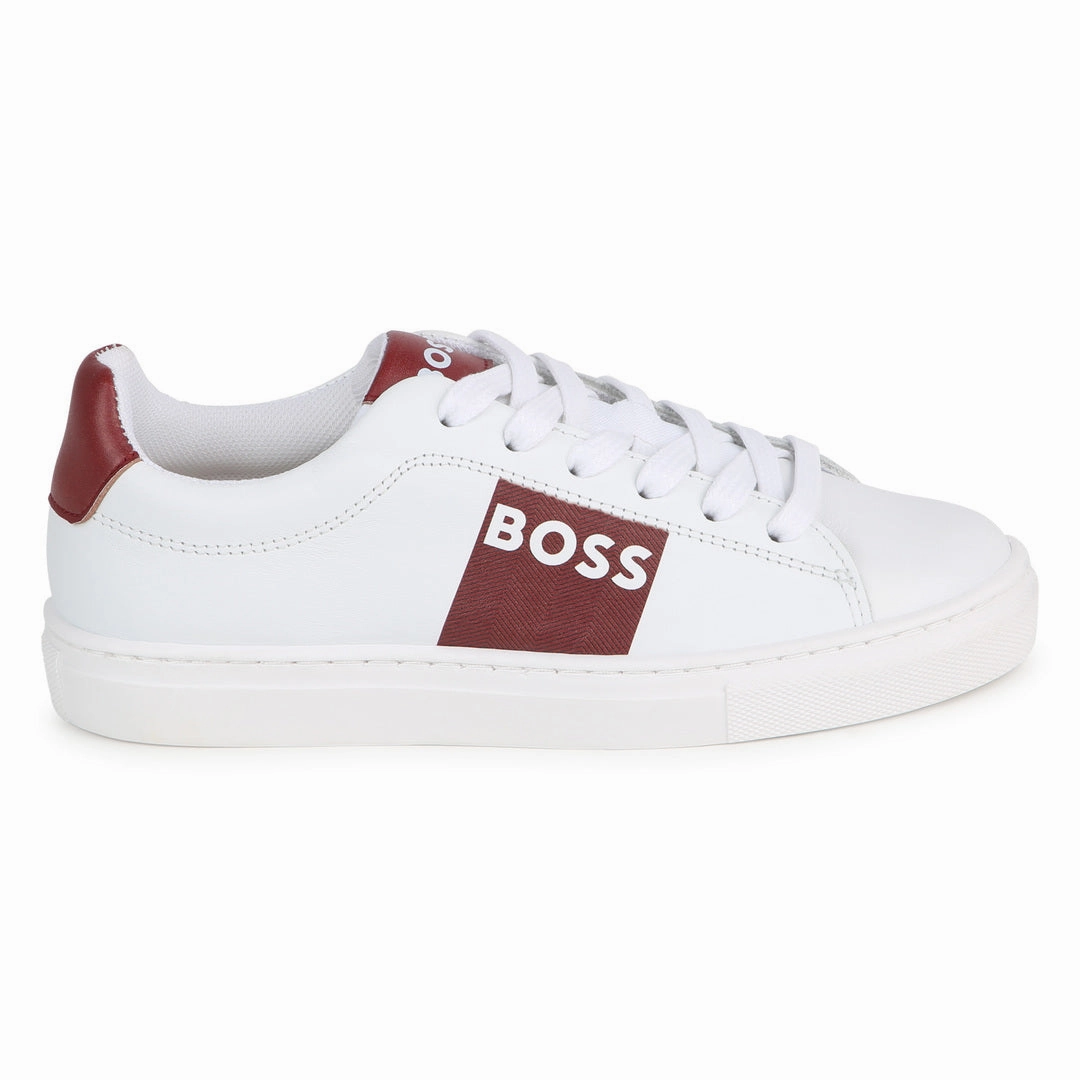 White Logo Sneakers