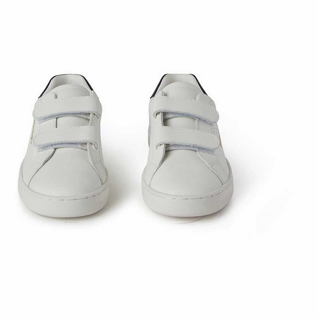 White Velcro Sneakers