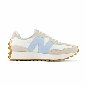 Wmns 327 'Sea Salt Light Chrome Blue' Womens Shoes discount online