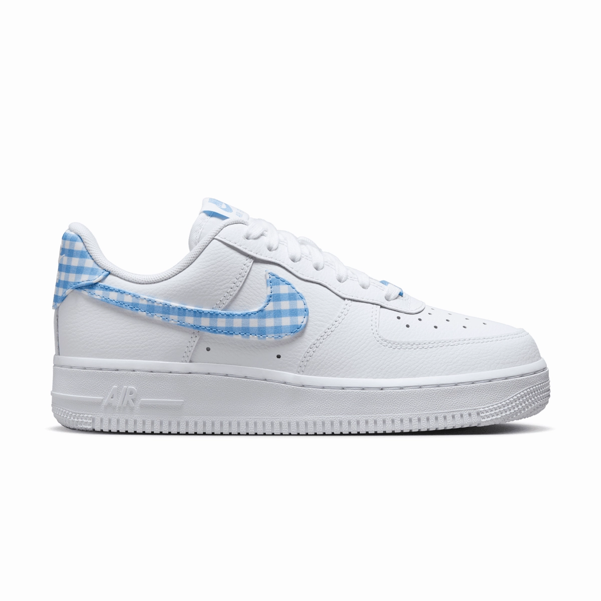 Wmns Air Force 1 07 'Gingham Blue' Mens Shoes clearance