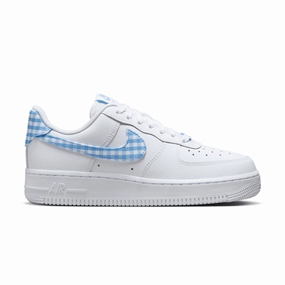 Wmns Air Force 1 07 'Gingham Blue' Mens Shoes clearance