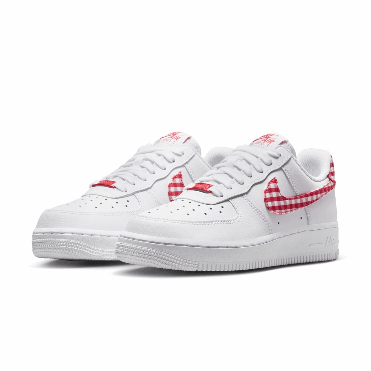 Wmns Air Force 1 07 'Gingham Red'
