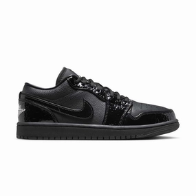 Wmns Air Jordan 1 Low 'Black Croc' Affordable Women Footwear