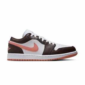 Wmns Air Jordan 1 Low 'White Baroque Brown Womens Shoes discount online