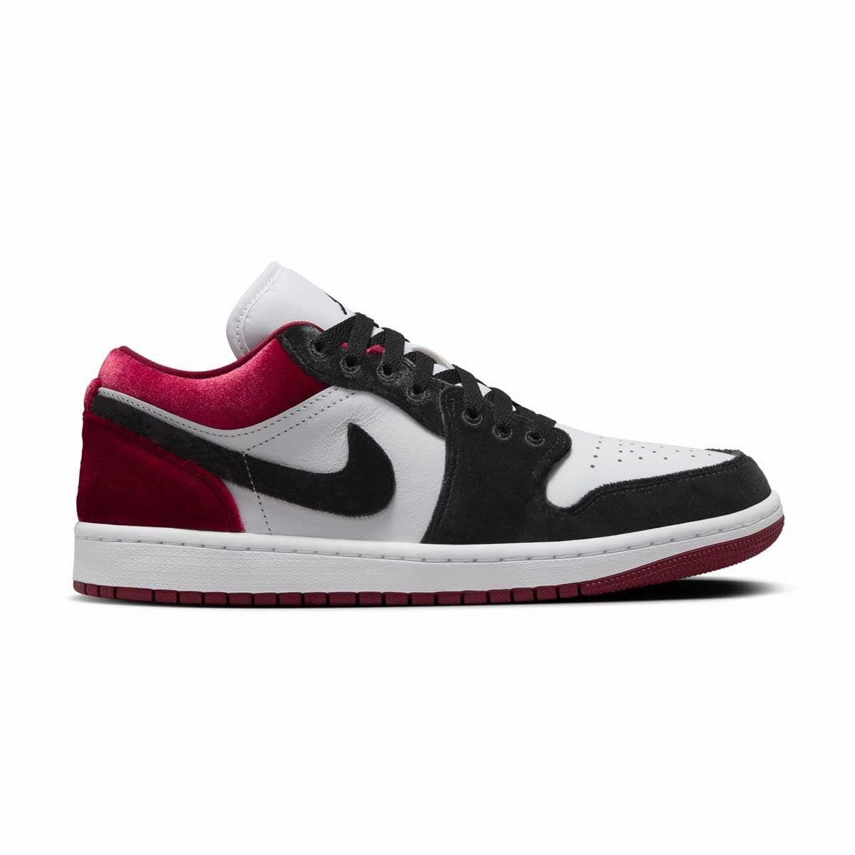Wmns Air Jordan 1 Low SE 'Velvet Black Toe' Mens Footwear outlet deals