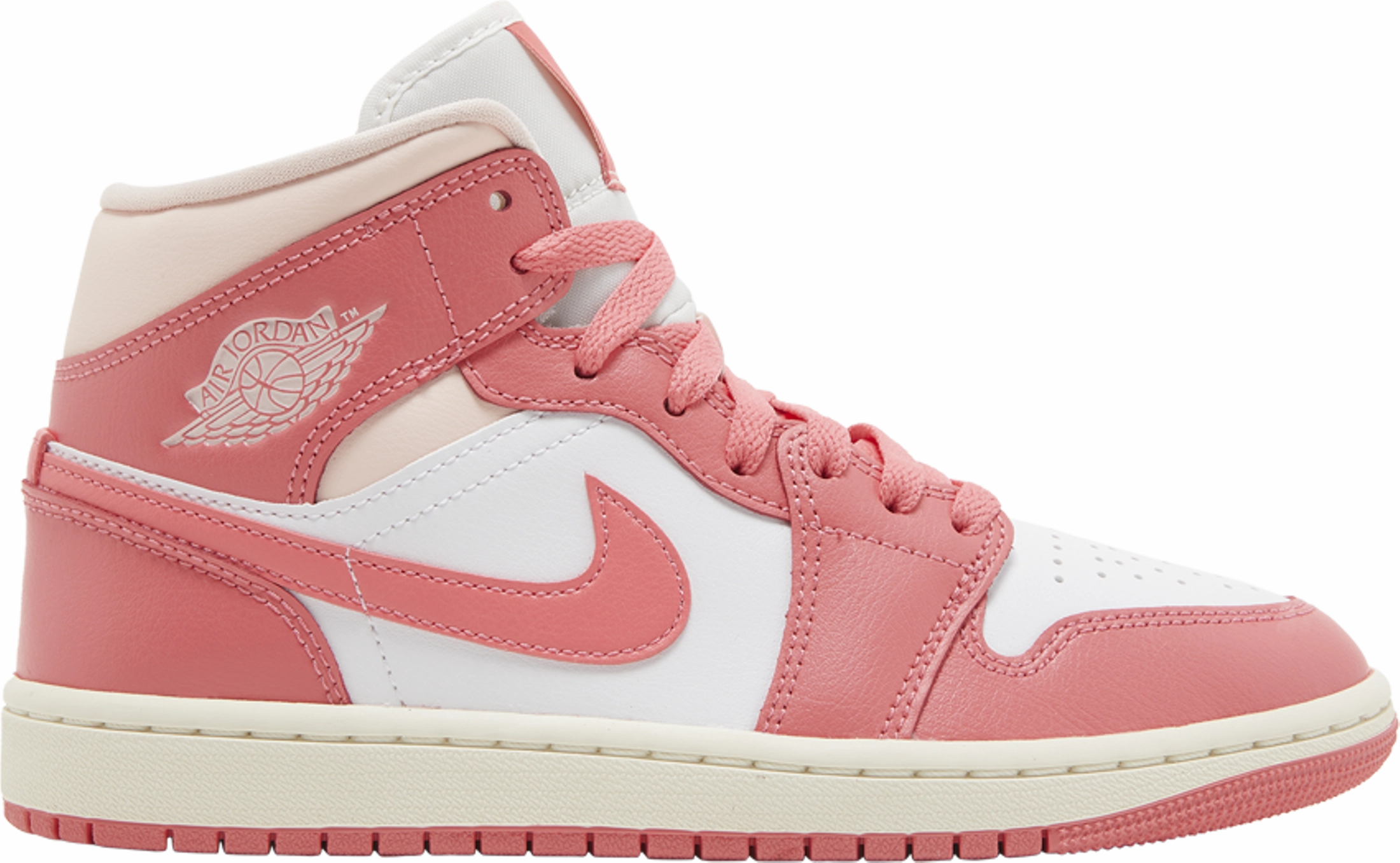 Wmns Air Jordan 1 Mid 'Strawberries and Cream' - BQ6472 186 Sneakers discount collection