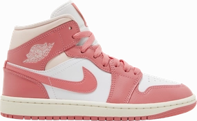 Wmns Air Jordan 1 Mid 'Strawberries and Cream' - BQ6472 186 Sneakers discount collection