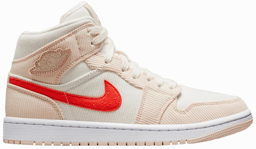 Wmns Air Jordan 1 Mid SE 'Corduroy' - DA8009 108 Sneakers discount collection