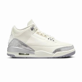 Wmns Air Jordan 3 Retro 'Sail Cement Grey' Mens Footwear best price