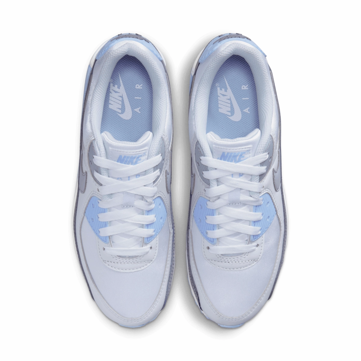 Wmns Air Max 90 'Grey Light Blue'