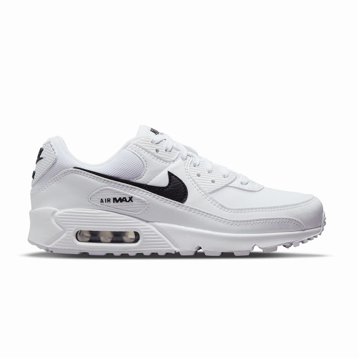 Wmns Air Max 90 'White Black' Affordable Women Footwear