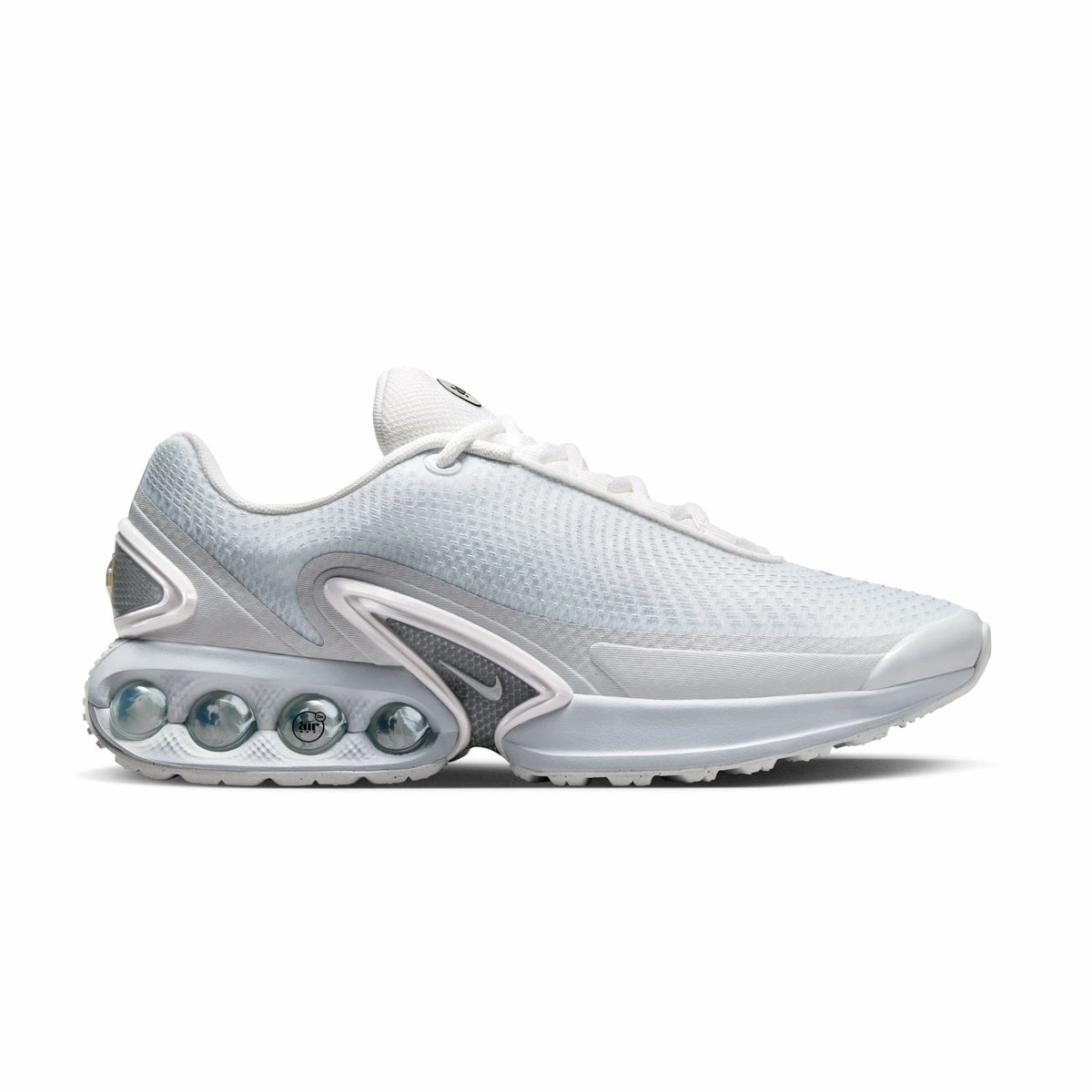 Wmns Air Max Dn 'White Metallic Silver' Fashion Shoes for Women