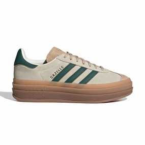 Wmns Gazelle Bold 'Cream White Collegiate Green' Affordable Women Footwear