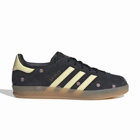 Wmns Gazelle Indoor 'Black Almost Yellow' Affordable Women Footwear