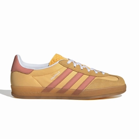 Wmns Gazelle Indoor 'Yellow Pink' Fashion Shoes for Women