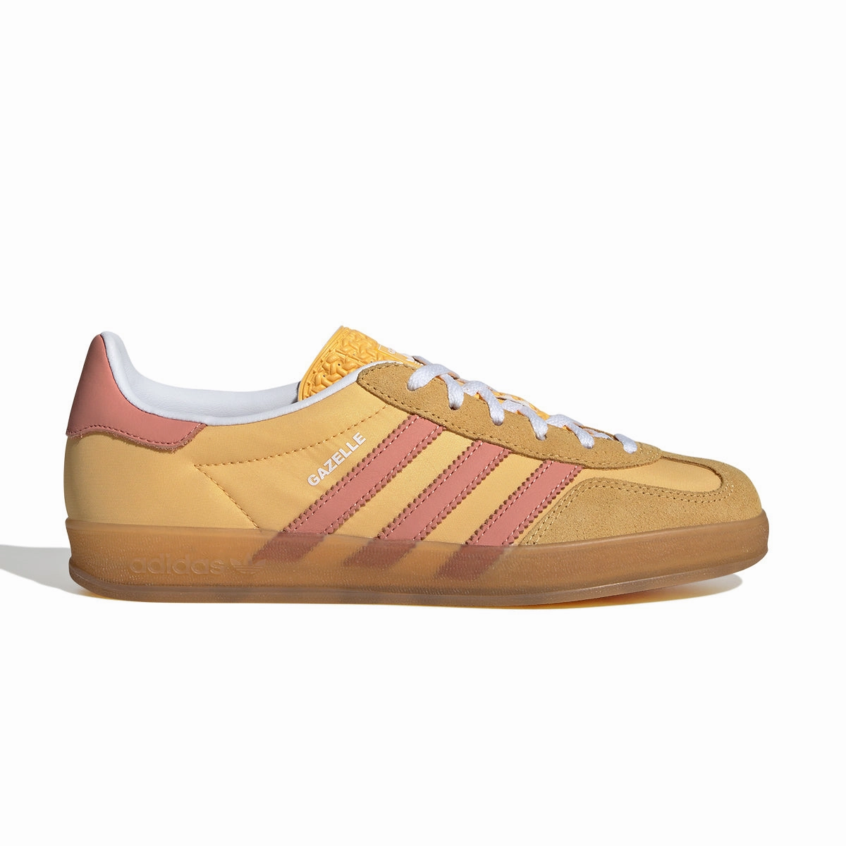Wmns Gazelle Indoor 'Yellow Pink' Fashion Shoes for Women