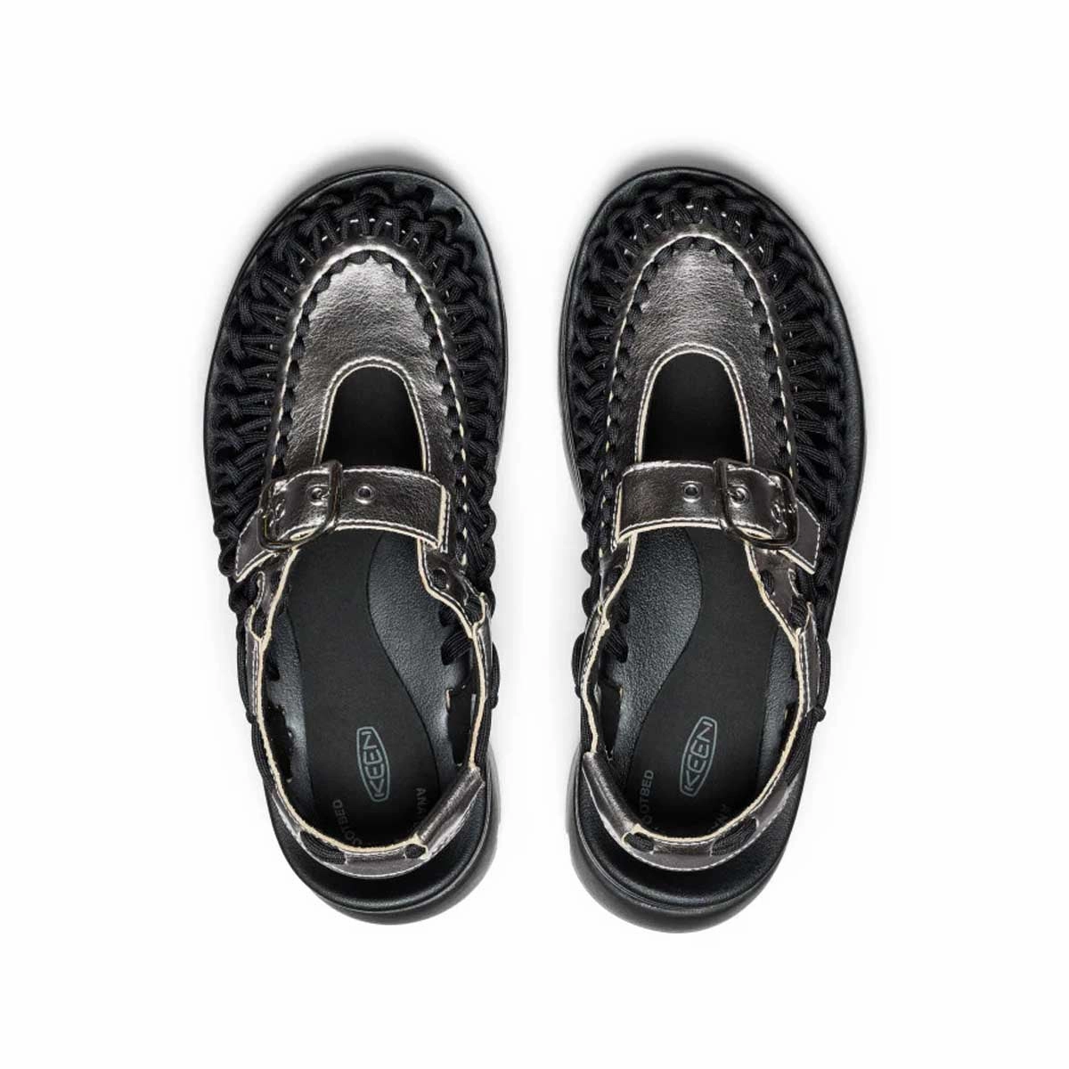 Wmns Platform Uneek Mary Jane 'Silver Black'