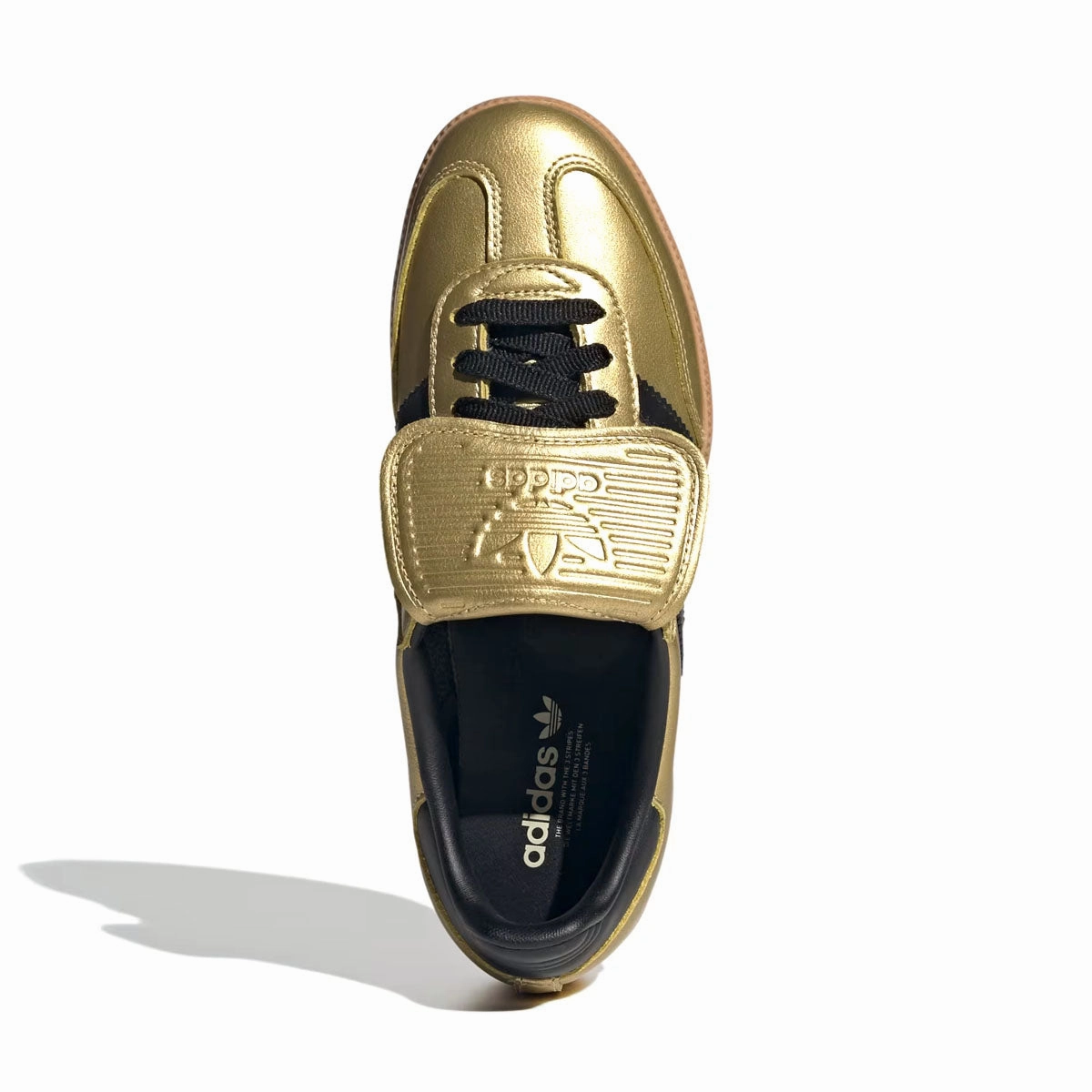 Wmns Samba Long Tongue 'Gold Metallic Black Gum'