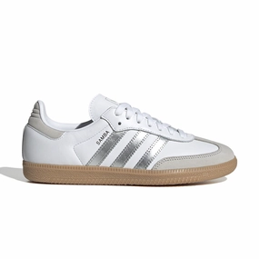 Wmns Samba OG 'Cloud White Silver Metallic' Affordable Women Footwear