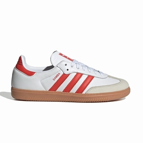 Wmns Samba OG 'Cloud White Solar Red' Fashion Shoes for Women