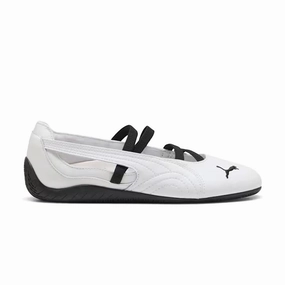Wmns Speedcat Ballet Leather 'White Black' Womens Shoes discount online