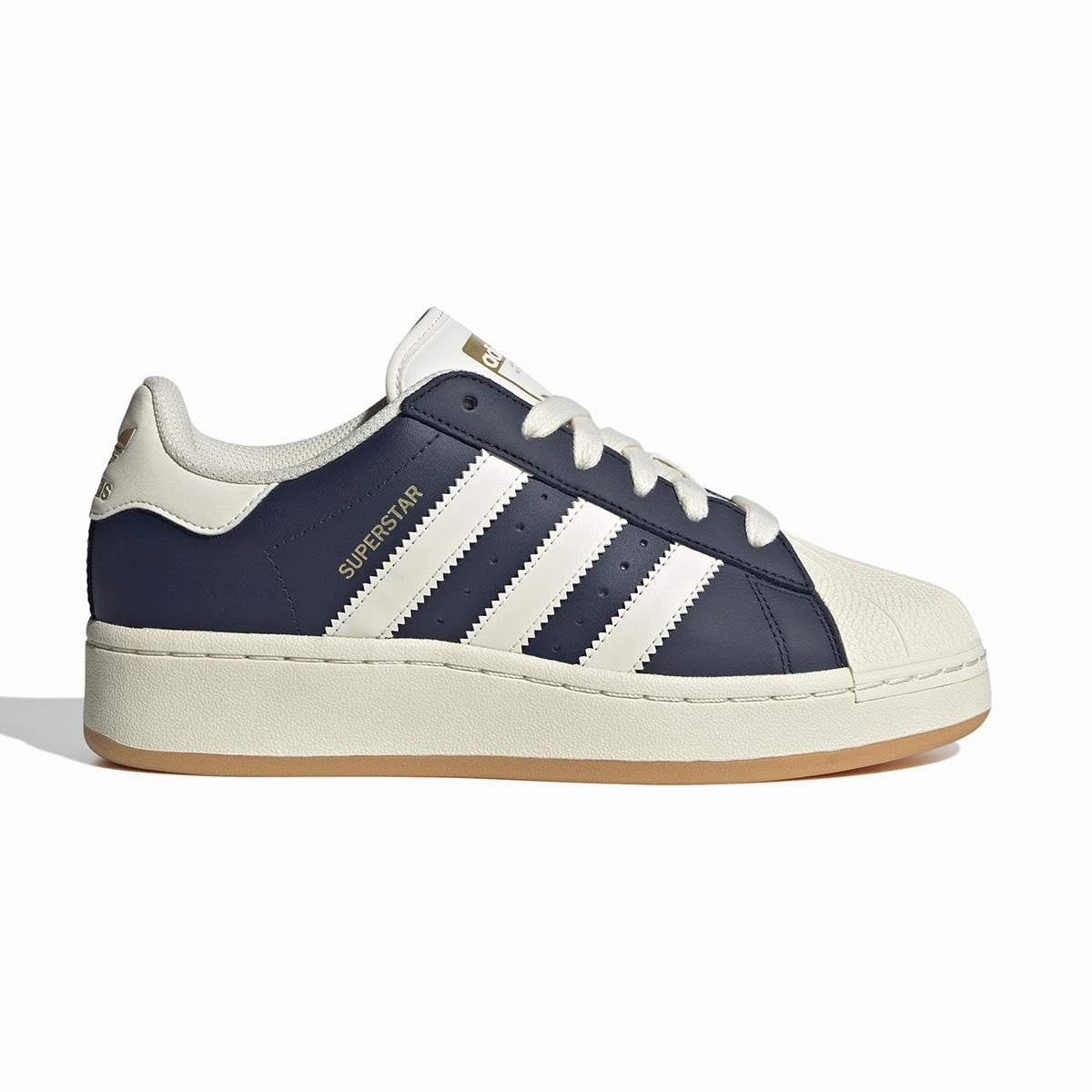 Wmns Superstar XLG 'Night Indigo Cream White' Affordable Women Footwear