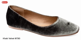 Women Over It Flat Shoe In Khaki Comfy Women Flats under $50