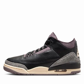 Women's A Ma Manire x Air Jordan 3 Retro - Black/Violet Ore Best Sneakers cheap