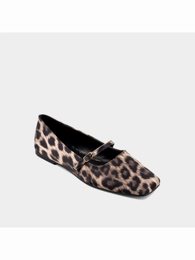 Women's Adele Leopard Print Flat In Multi Comfy Women Flats under $50