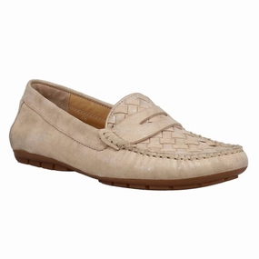 Women's Adrik Penny Loafers In Beige Cheap Ballerina Flats Womens