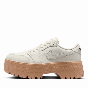 Women's Air Jordan 1 Brooklyn Low - Sail/Metallic Silver Womens Shoes outlet price