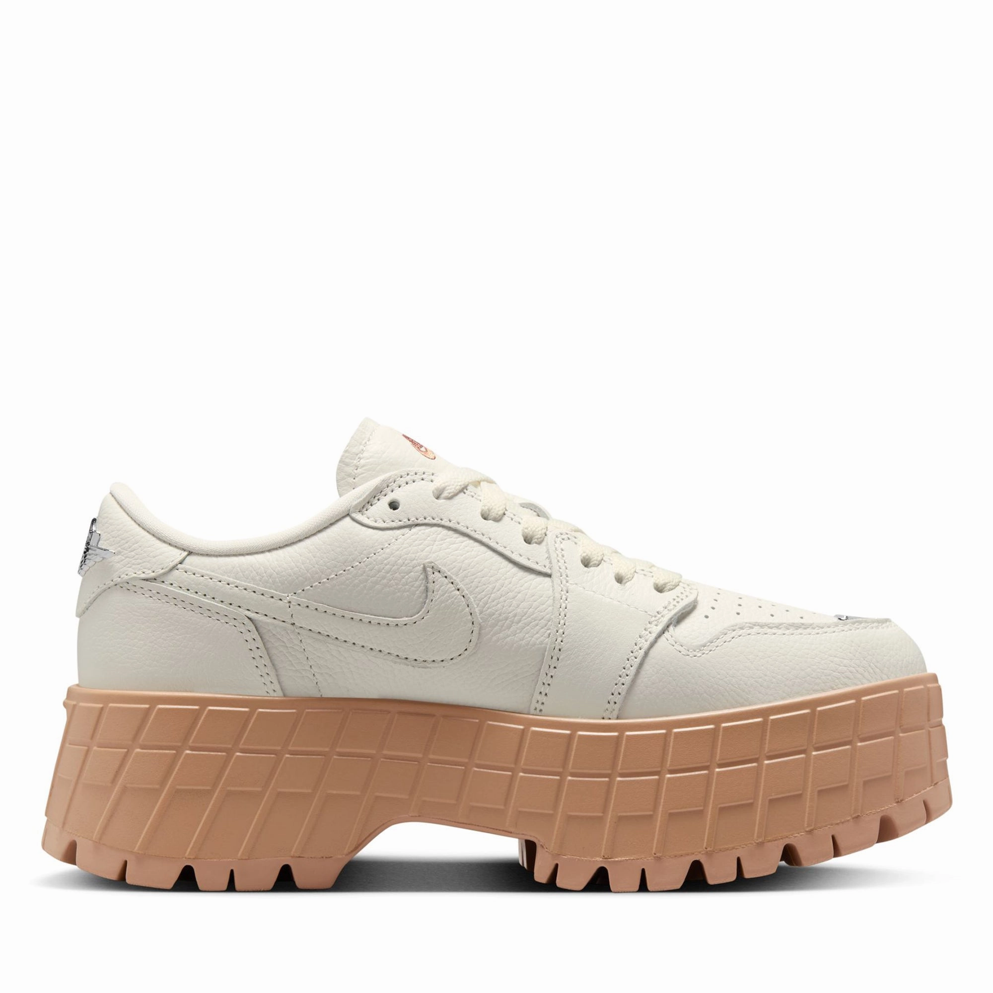 Women's Air Jordan 1 Brooklyn Low - Sail/Metallic Silver
