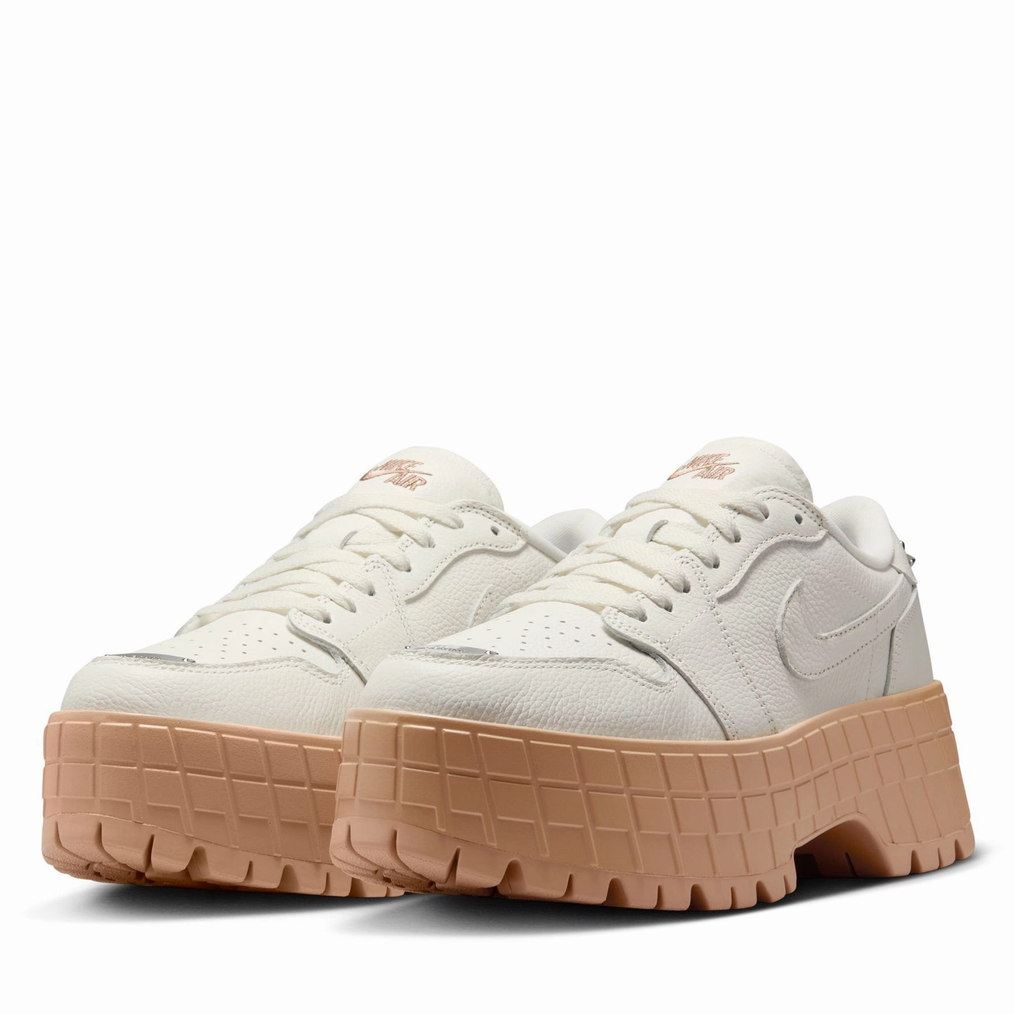 Women's Air Jordan 1 Brooklyn Low - Sail/Metallic Silver